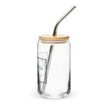 Join or Die Can Shaped Glass with Optional Lid