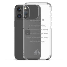 2nd Amendment Clear Case for iPhone®