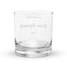 Free Speech Whiskey Glass