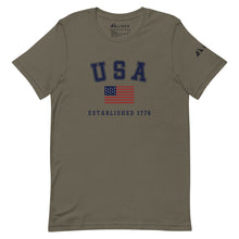 USA 1776 Athletic Style Short Sleeve Tee