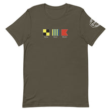 Lima Golf Bravo Semaphore Flags Tee