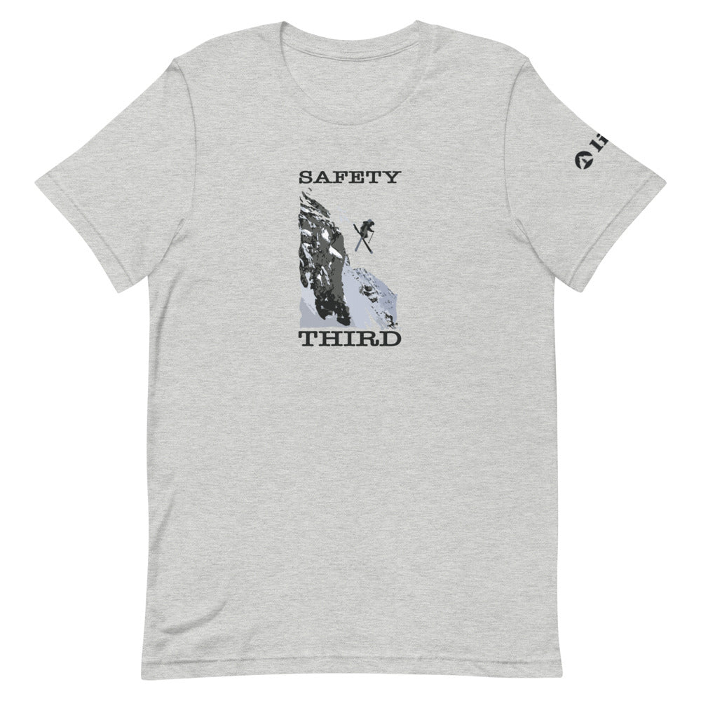 Safety Third Skier Tee - libertarian tshirts