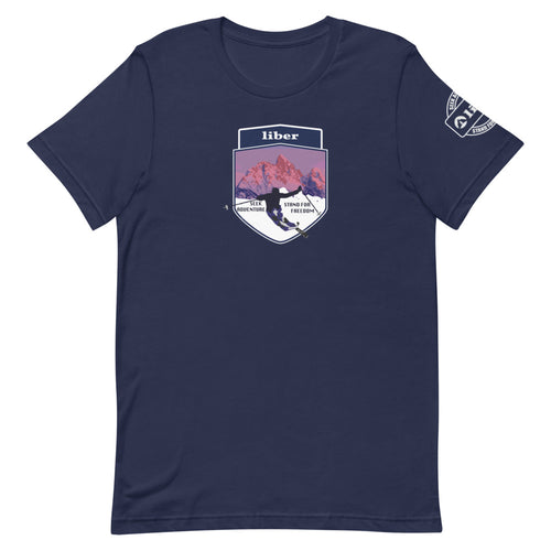 Retro Skier Seek Adventure Tee